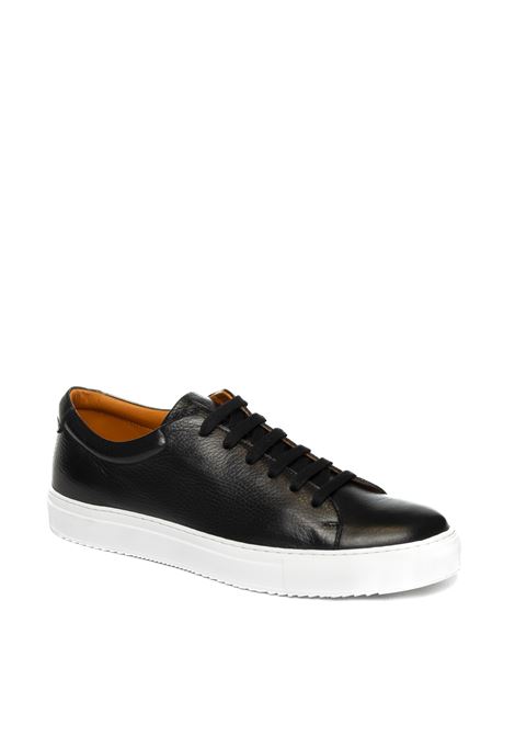 Black leather sneaker JEROLD WILTON | 732CUIR-NERO